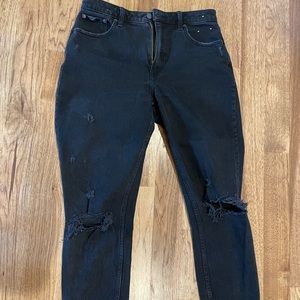Abercrombie - Black Skinny High Rise Jean - Curve Love